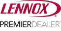 Lennox Premier Dealer logo in red